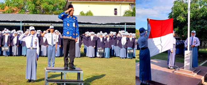 SMA Negeri 1 Jekulo Gelar Upacara Bendera Peringatan Hari Kesaktian Pancasila