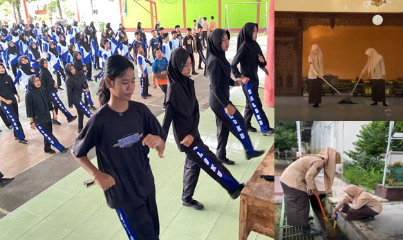 Semangat Sehat dan Lingkungan Bersih, Warnai Kegiatan Jumat SMA Negeri 1 Jekulo