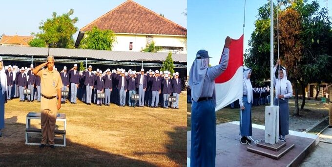 Peringatan Kemerdekaan RI dengan Disiplin, Hormat dan  Peduli
