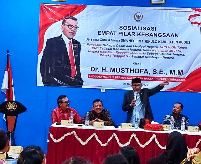 Dr. H. Musthofa Ajak Warga Saloku Rawat 4 Pilar Kebangsaan